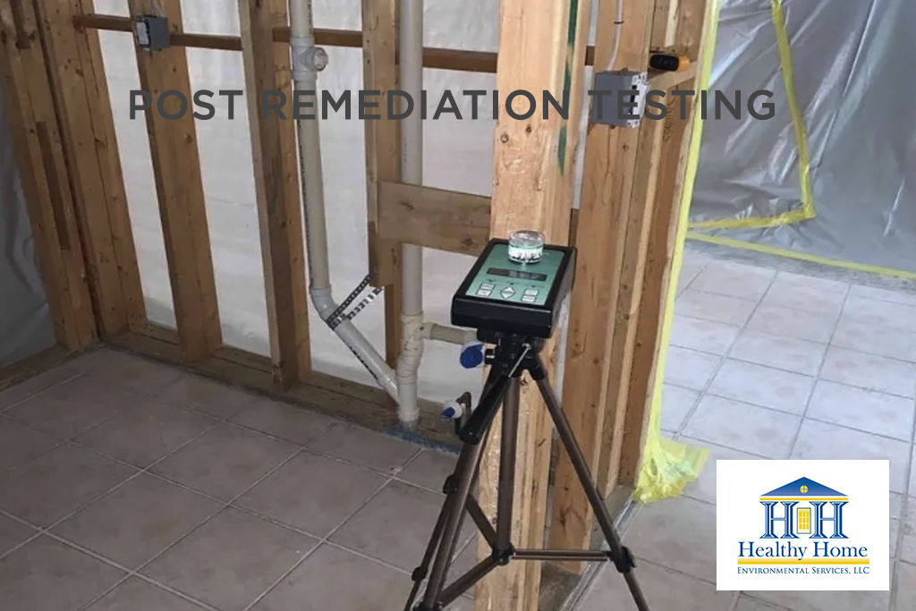 Photo of a post remediation testing in Orlando home